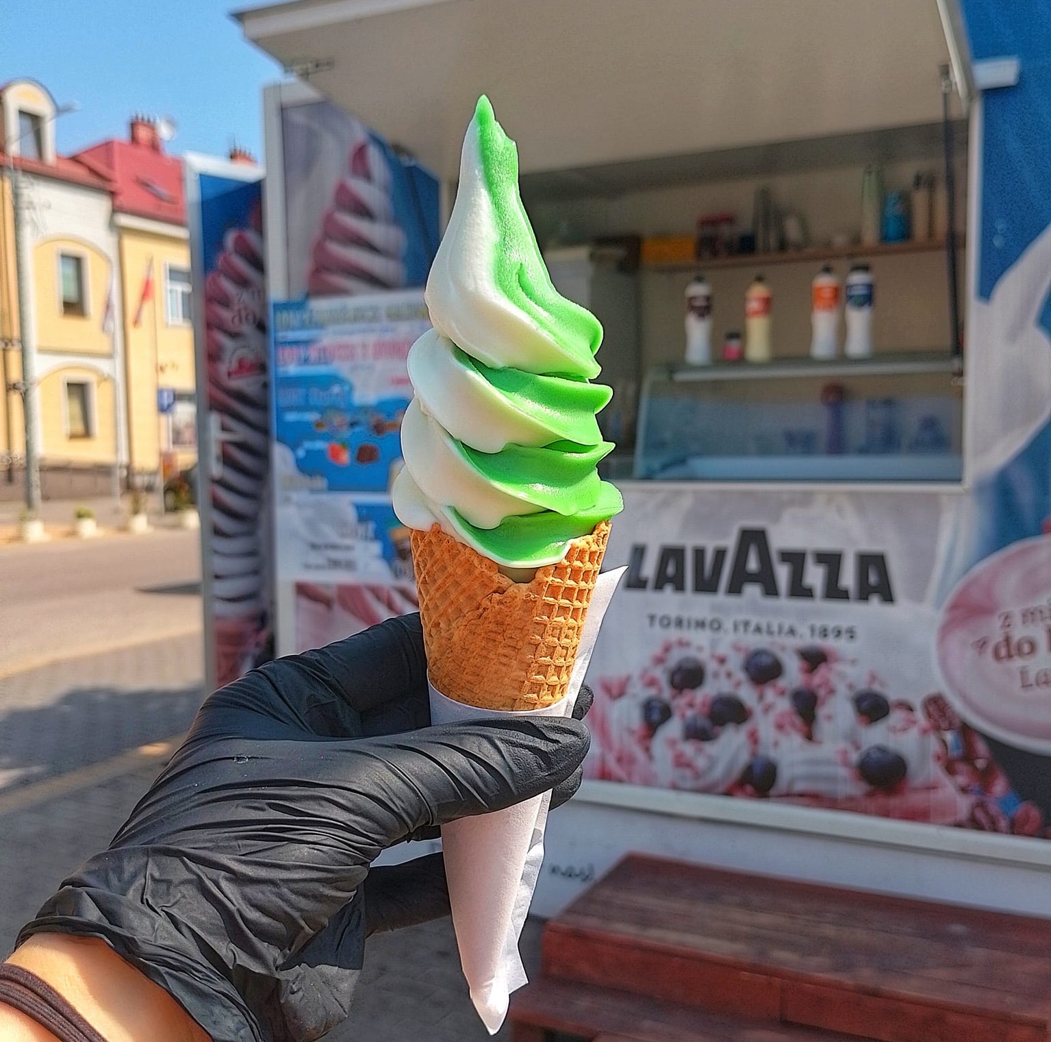 Lody w parku
